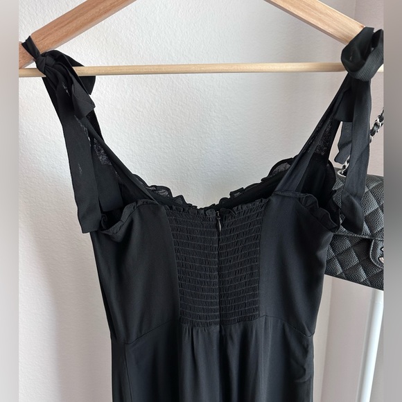 Reformation Nikita Maxi Dress in Black - Picture 5 of 8